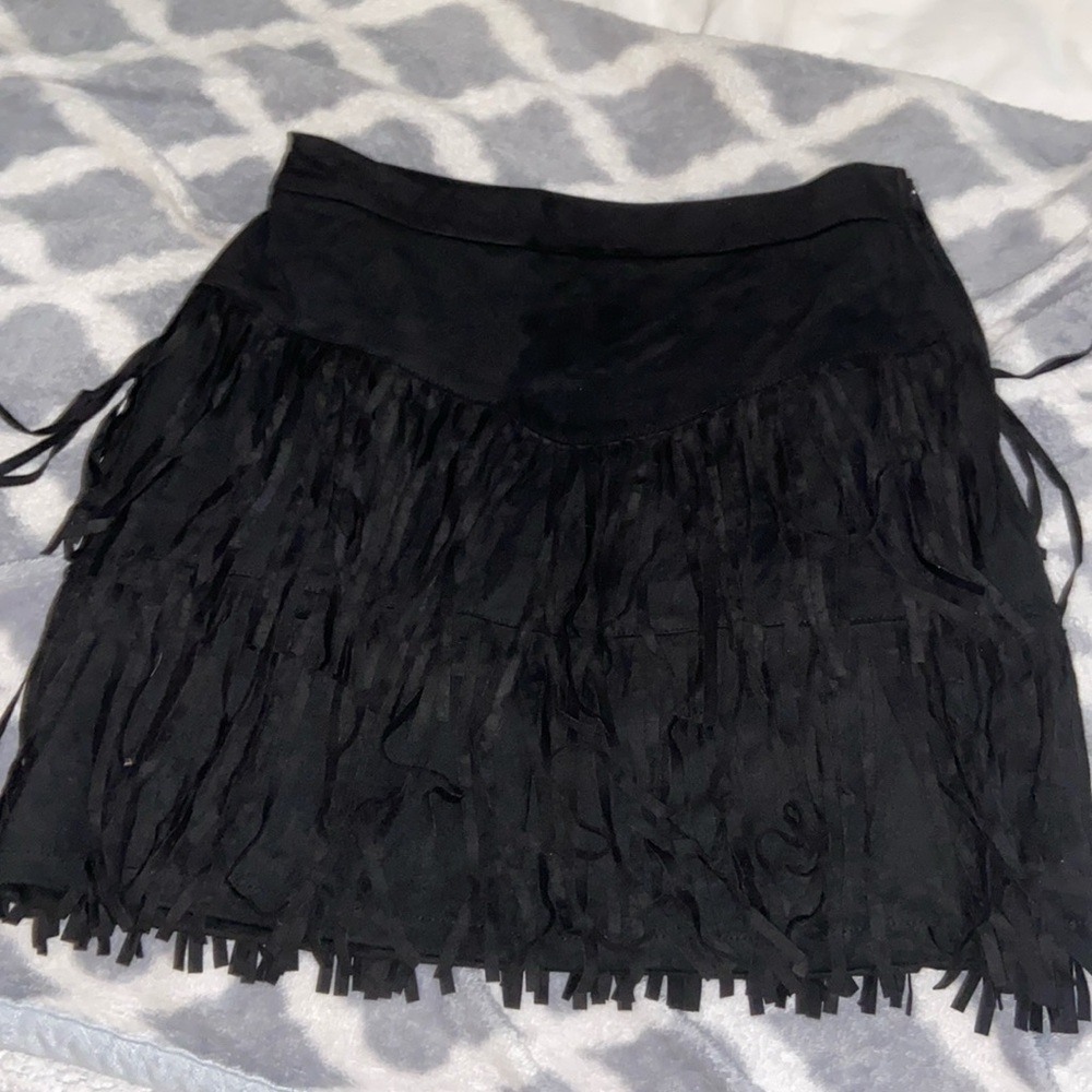 Fun country girl skirt with tassels